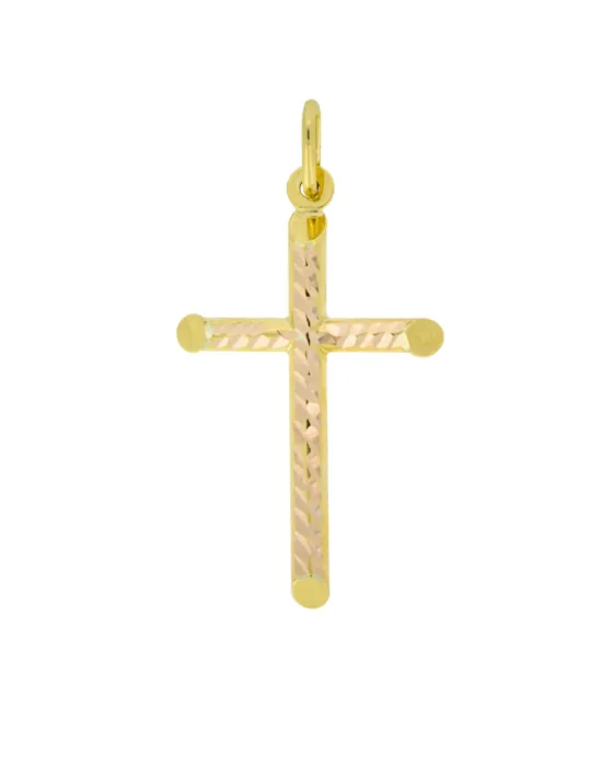 9CT Y/G  CROSS 072
